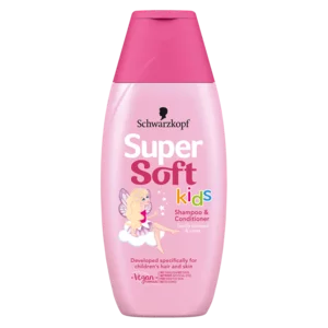 Supersoft 2-In-1 Pink Shower Gel & Shampoo 250ml Supersoft 2-In-1 Pink Shower Gel & Shampoo 250ml