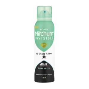 Mitchum Invisible Ladies Body Spray Deodorant 120ml Mitchum Invisible Ladies Body Spray Deodorant 120ml