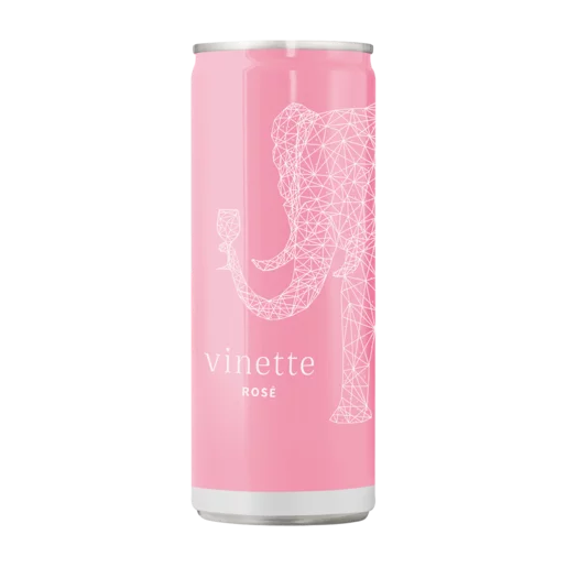 Vinette Rosé Wine Can 250ml Vinette Rosé Wine Can 250ml