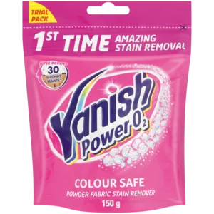 Vanish Power O2 Colour Safe Fabric Stain Remover Powder 150g