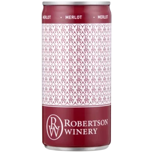 Robertson Winery Merlot Red Wine Can 200ml Robertson Winery Merlot Red Wine Can 200ml