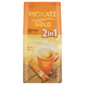 Mokate Gold 2-In-1 Regular Coffee Sticks 20 Pack Mokate Gold 2-In-1 Regular Coffee Sticks 20 Pack