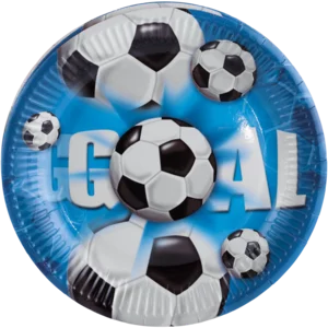 Procos Soccer Themed Disposable Paper Plates 8 Pack Procos Soccer Themed Disposable Paper Plates 8 Pack