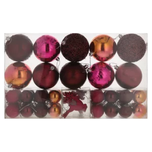 Assorted Deluxe Christmas Balls 50 Pack Assorted Deluxe Christmas Balls 50 Pack