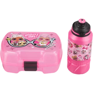 Stor LOL Dolls Plastic Lunch Box & Bottle Set 420ml Stor LOL Dolls Plastic Lunch Box & Bottle Set 420ml