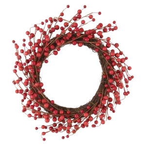 Christmas Wreath With Berries Luxury 40cm Christmas Wreath With Berries Luxury 40cm