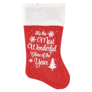 Christmas Stocking With Text Christmas Stocking With Text