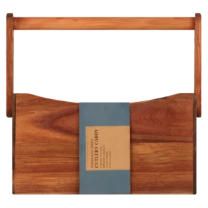 Naturals Acacia Wood Cutlery Caddy Naturals Acacia Wood Cutlery Caddy