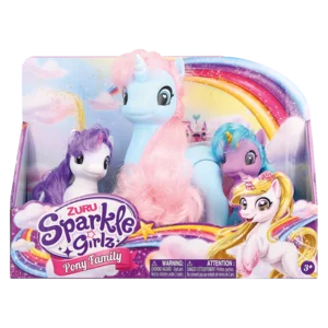 Zuru Sparkle Girlz Pony Family Set 3 Pack Zuru Sparkle Girlz Pony Family Set 3 Pack