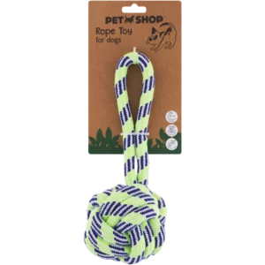 Pet Shop Neon Blue & Green Rope Dog Toy Pet Shop Neon Blue & Green Rope Dog Toy