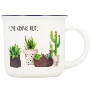 Love Grows Here Coffee Mug 355ml Love Grows Here Coffee Mug 355ml