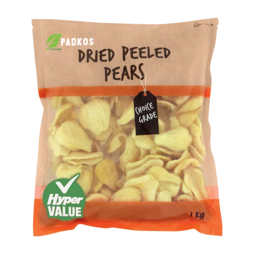 Padkos Dried Peeled Pears Bag 1kg Padkos Dried Peeled Pears Bag 1kg