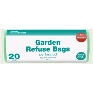 Checkers Housebrand Garden Refuse Bags 20 Pack Checkers Housebrand Garden Refuse Bags 20 Pack