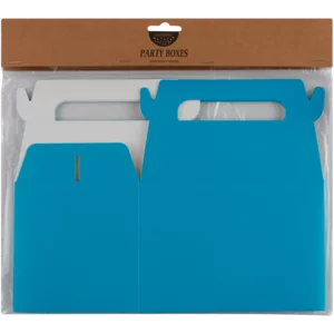 Occasions Cyan Party Boxes 5 Pack Occasions Cyan Party Boxes 5 Pack
