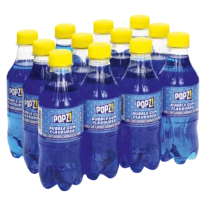 Popz! Bubblegum Flavoured Soft Drink 12x330ml