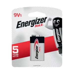 Energizer Max 9V Alkaline Battery Energizer Max 9V Alkaline Battery