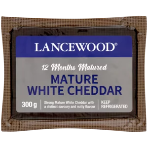 Lancewood Cheese 12 Months Mature White Cheddar 300g Lancewood Cheese 12 Months Mature White Cheddar 300g