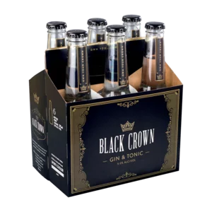 Black Crown Gin & Tonic Cooler 6x275ml Black Crown Gin & Tonic Cooler 6x275ml