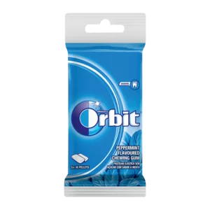 Orbit Peppermint Flavoured Chewing Gum Multipack 5x14g Orbit Peppermint Flavoured Chewing Gum Multipack 5x14g
