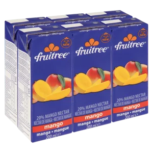 Fruitree Mango Nectar Flavoured Juice Blend 6x200ml