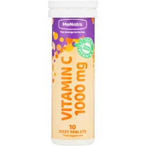 McNabs Vitamin C 1000mg Fizz Tablets 10 Pack