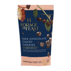 Forage And Feast Dark Chocolate Coated Cherries 120g Forage And Feast Dark Chocolate Coated Cherries 120g