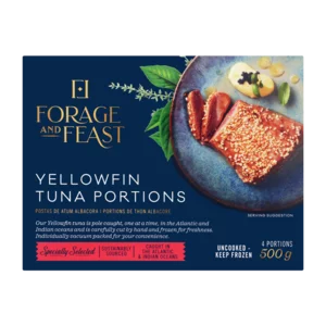 Forage And Feast Frozen Yellowfin Tuna Portions 500g Forage And Feast Frozen Yellowfin Tuna Portions 500g