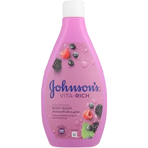 Johnson's Vita-Rich Replenishing Body Wash Bottle 400ml Johnson's Vita-Rich Replenishing Body Wash Bottle 400ml