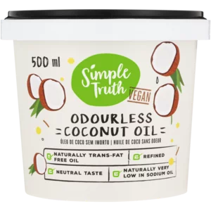 Simple Truth Odourless Coconut Oil Tub 500ml Simple Truth Odourless Coconut Oil Tub 500ml
