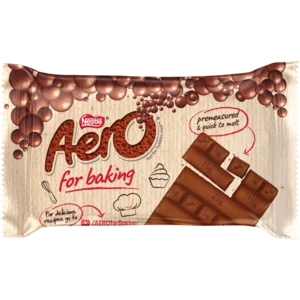 Nestlé Aero For Baking Chocolate Slab 175g Nestlé Aero For Baking Chocolate Slab 175g