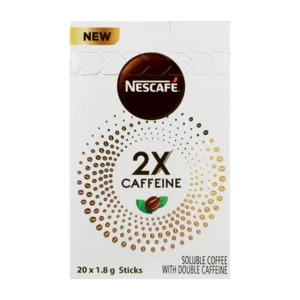 Nescafé 2X Caffeine Instant Coffee Sticks 20x1.8g Nescafé 2X Caffeine Instant Coffee Sticks 20x1.8g