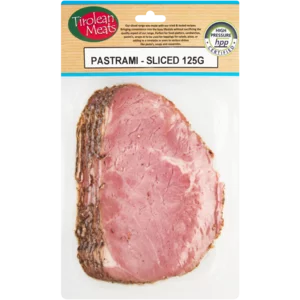 Tirolean Meats Sliced Pastrami 125g Tirolean Meats Sliced Pastrami 125g