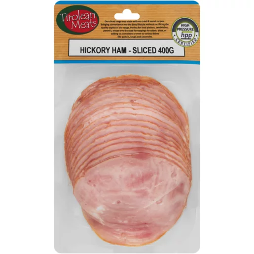 Tirolean Meats Sliced Hickory Ham 400g Tirolean Meats Sliced Hickory Ham 400g
