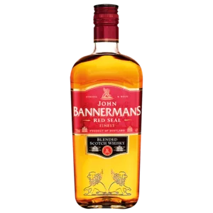 John Bannermans Red Seal Scotch Whisky Bottle 750ml