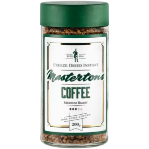 Mastertons Medium Roast 100% Pure Instant Coffee 200g