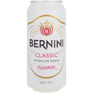 Bernini Classic Sparkling Grape Frizzante Can 440ml Bernini Classic Sparkling Grape Frizzante Can 440ml