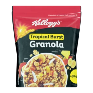 Kellogg's Gran Tropical Burst Granola 450g Kellogg's Gran Tropical Burst Granola 450g