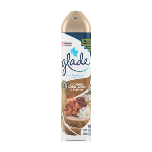 Glade Soothing Sandalwood & Jasmine Air Freshener 300ml Glade Soothing Sandalwood & Jasmine Air Freshener 300ml