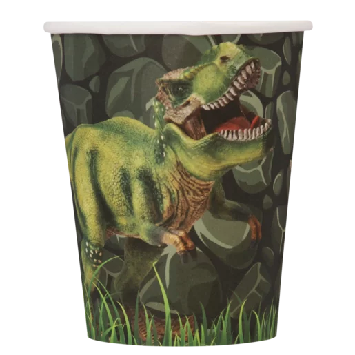 Dinosaur Disposable Paper Cups 8 Pack Dinosaur Disposable Paper Cups 8 Pack
