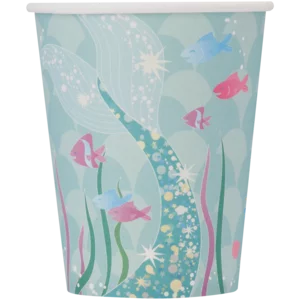 Mermaid Fun Disposable Paper Cups 8 Pack Mermaid Fun Disposable Paper Cups 8 Pack