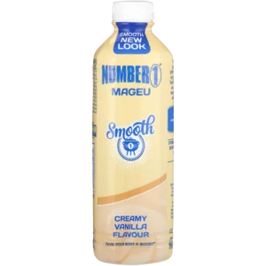 Number 1 Creamy Vanilla Flavoured Smooth Mangeu Bottle 1L Number 1 Creamy Vanilla Flavoured Smooth Mangeu Bottle 1L