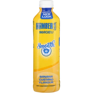 Number 1 Banana Custard Flavoured Smooth Mageu Bottle 1L