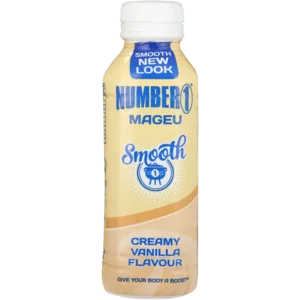 Number 1 Creamy Vanilla Flavoured Smooth Mangeu Bottle 500ml Number 1 Creamy Vanilla Flavoured Smooth Mangeu Bottle 500ml