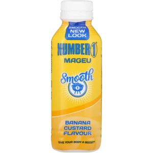 Number 1 Banana Custard Flavoured Smooth Mangeu Bottle 500ml