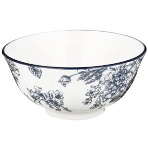 Blue & White Floral Bowl 15.5cm Blue & White Floral Bowl 15.5cm