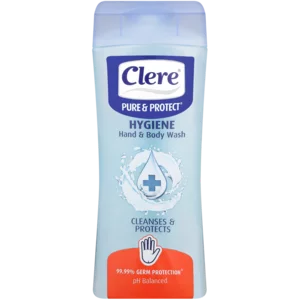 Clere Pure & Protect Hygiene Hand & Body Wash 400ml