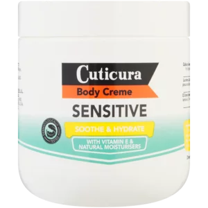 Cuticura Sensitive Soothe & Hydrate Body Cream Tub 450ml Cuticura Sensitive Soothe & Hydrate Body Cream Tub 450ml