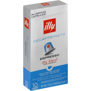 Illy Decaffeinated Espresso Coffee Capsules 10 Pack Illy Decaffeinated Espresso Coffee Capsules 10 Pack