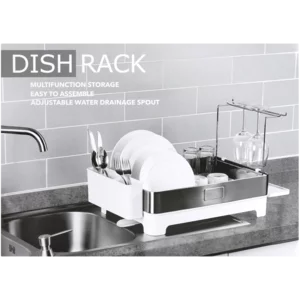 Prochef White Multifunctional Large Storage Dish Rack