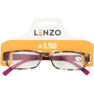 Lenzo +1.5 Leopard Print Reading Glasses Lenzo +1.5 Leopard Print Reading Glasses